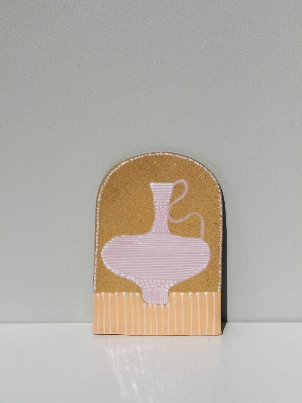 Dyptich In Lilac And Peach