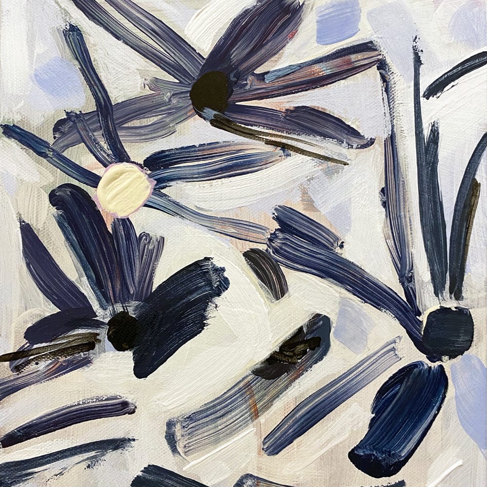 Blue Daisy Field - Original Art