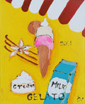 Gelateria - Original Art-Original Art-Karolina Mila-Greenhouse Interiors Pty Ltd