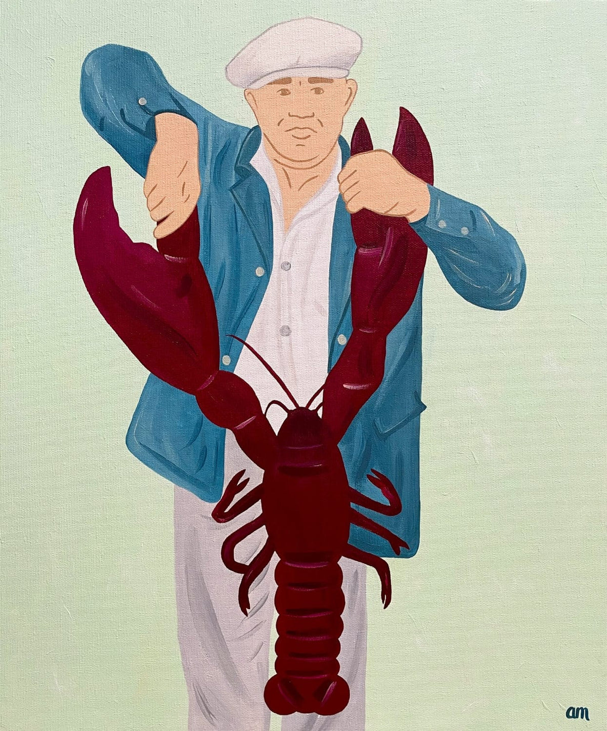 Rob And The Lobster  - Limited Edition Print