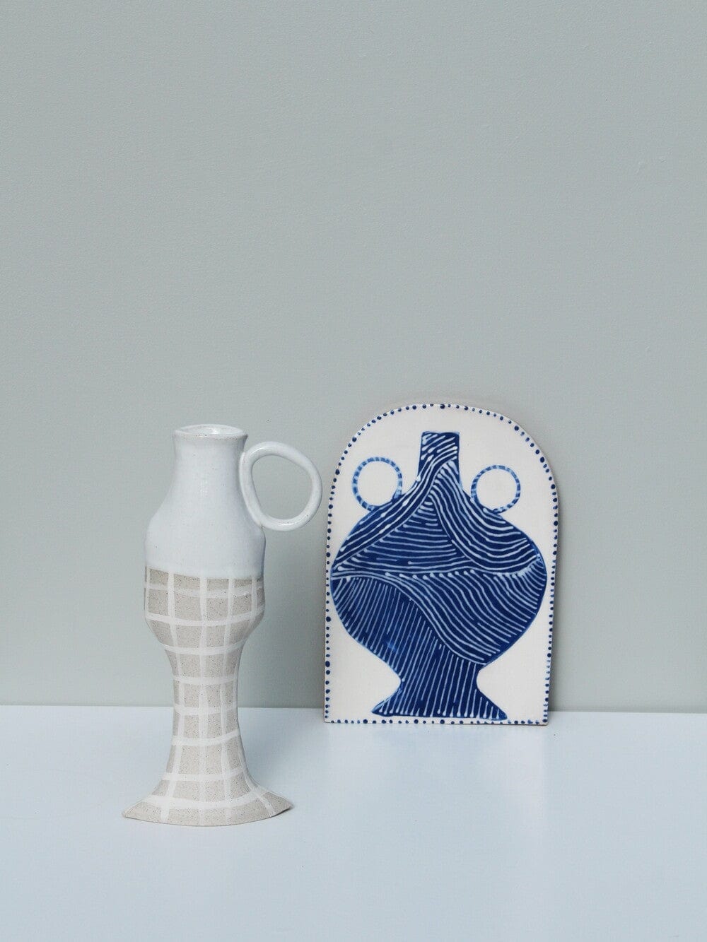 Blue Vase Art Tile