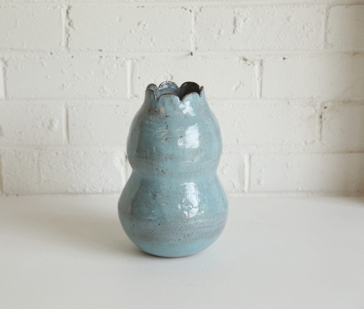 Gum Blossom Blue Vase
