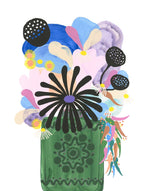 Arrangement IV (Green Vase) - Limited Edition Print-Prints-Madeleine Stamer-Greenhouse Interiors