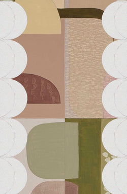 Khaki Scallop - Limited Edition Print-Prints-Studio Elwood-Greenhouse Interiors Pty Ltd
