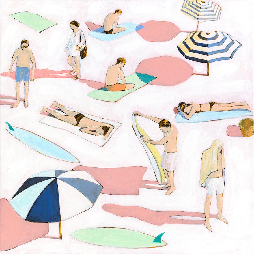 Heatwave 3 Umbrellas - Limited Edition Print