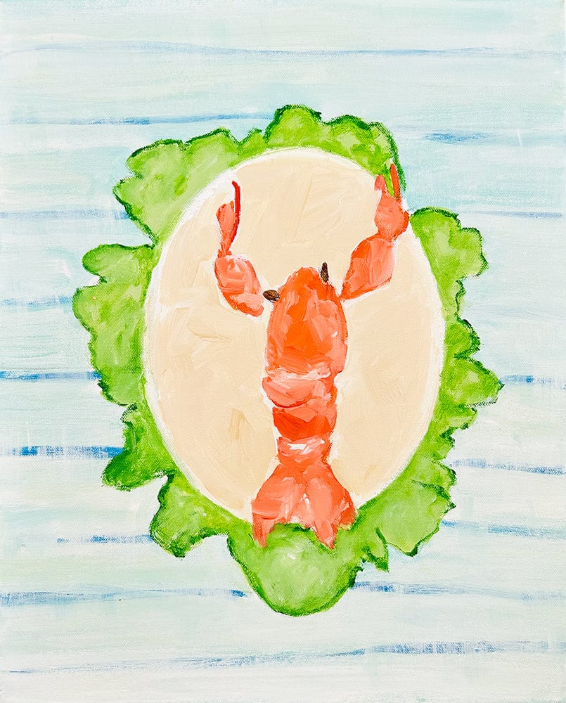 Lettuce And Lobster - Original Painting