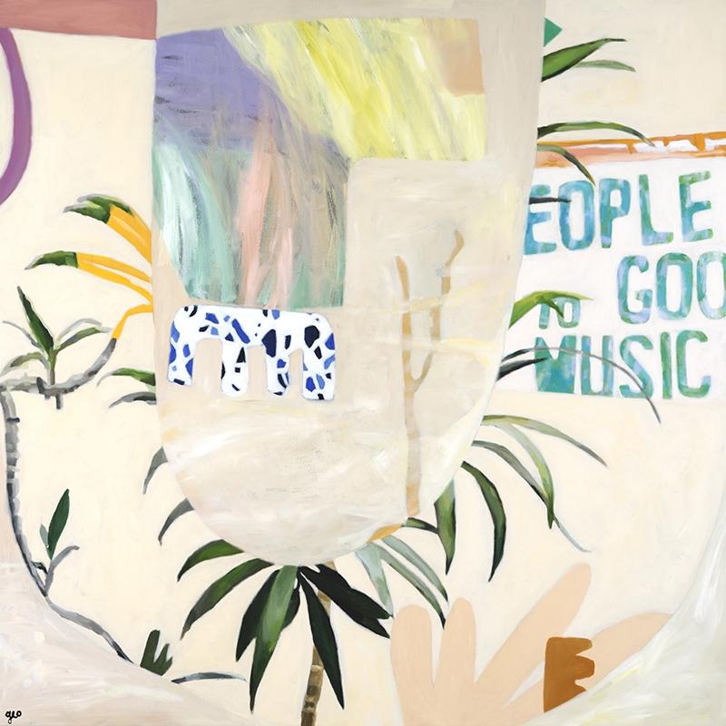 Nice People Listening To Good Music - Limited Edition Print-Prints-Georgie Wilson-Greenhouse Interiors