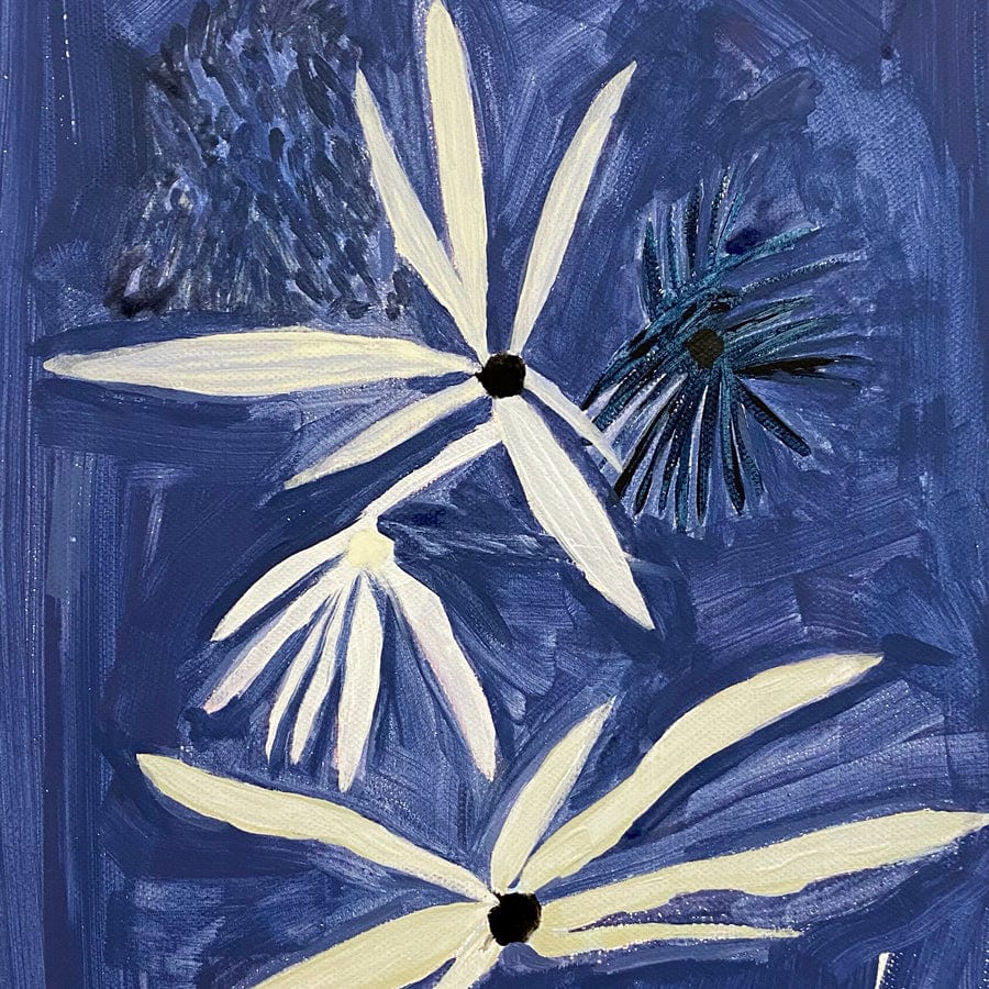 Blue Flower Field - Print