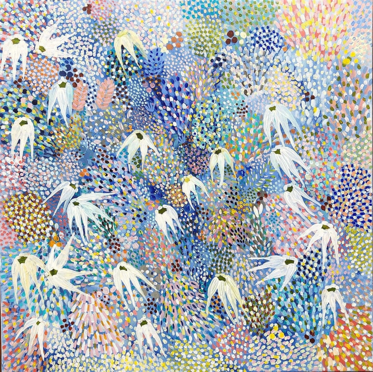 Jumbled Blooms - Print