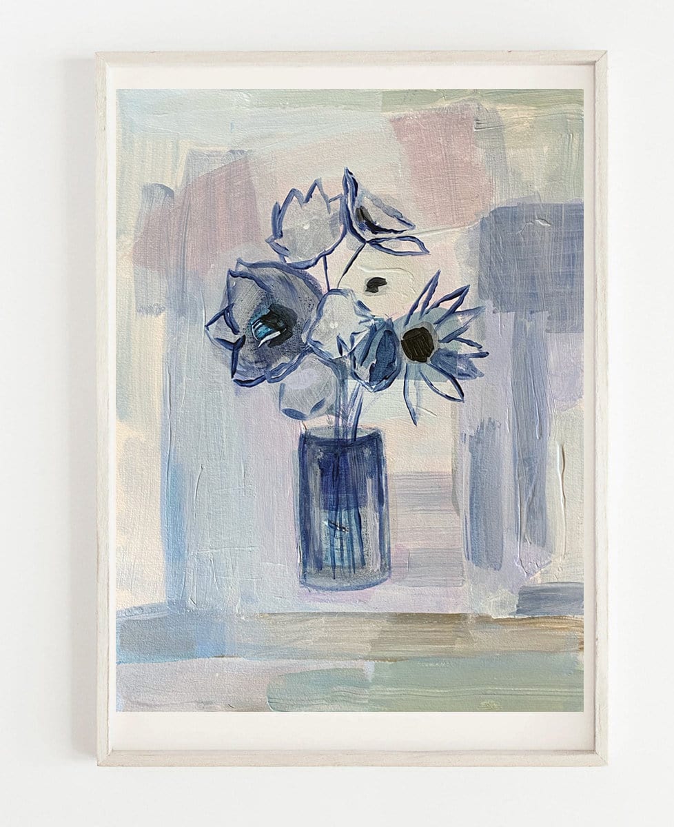Still Life In Blue - Print