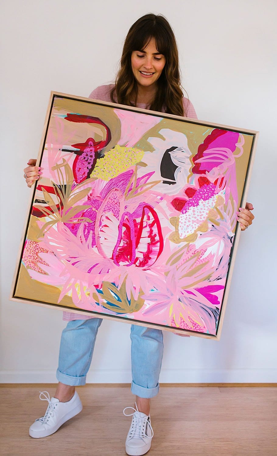 Front Gardenbed In Pink - Limited Edition Print