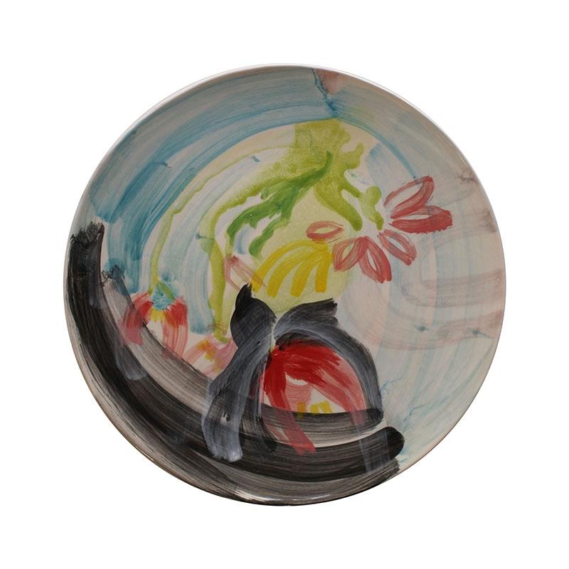 Number Sixteen Collaboration Art Plate-Ceramics-Karen Morton-Greenhouse Interiors