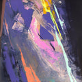 Abstract In Purple - Limited Edition Print-Prints-Karolina Mila-Greenhouse Interiors Pty Ltd