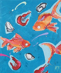 Goldfish - Original Art-Original Art-Karolina Mila-Greenhouse Interiors Pty Ltd