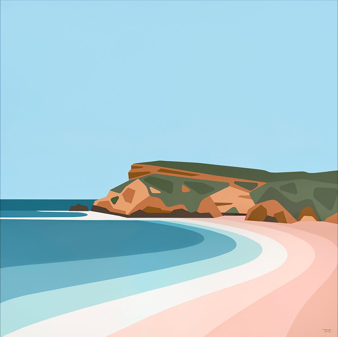 Childers Cove, Great Ocean Road - Limited Edition Print-Prints-Tim Freeman-Greenhouse Interiors Pty Ltd