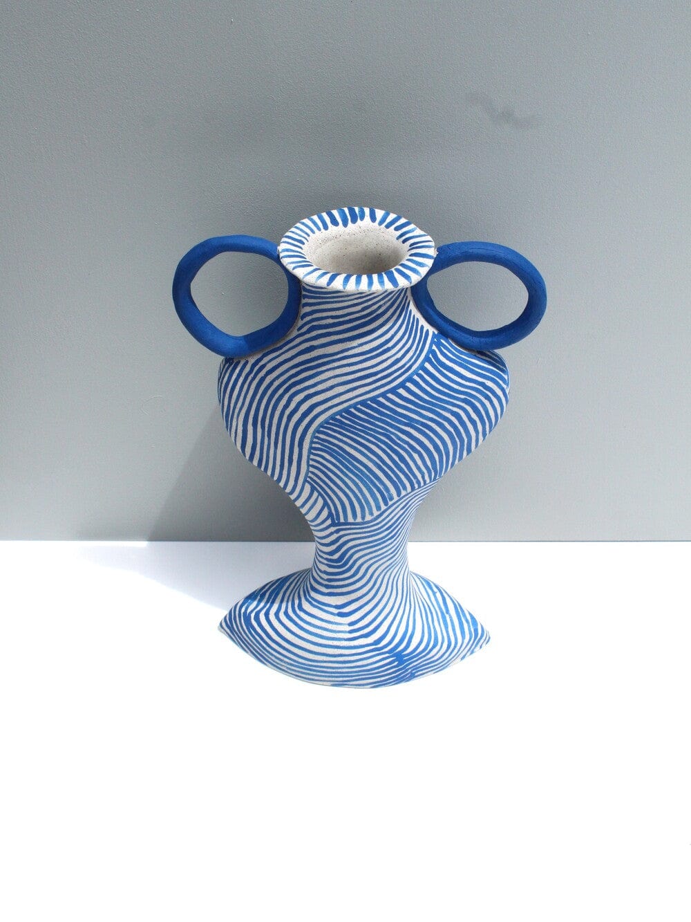 The Ebb Vase In Blue