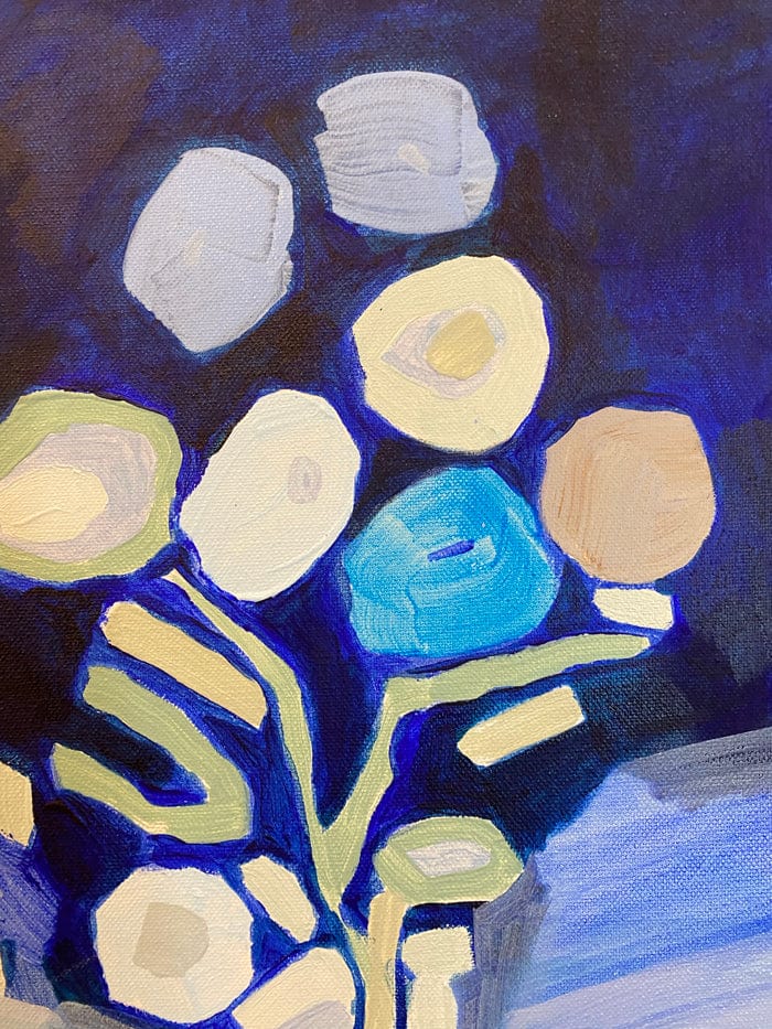 Nighttime Fleurs - Print