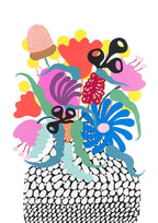 Arrangement II (Black & White Vase With Florals) Print-Prints-Madeleine Stamer-Greenhouse Interiors