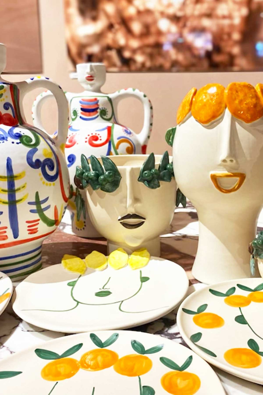 Arancia Head-Ceramics-Avenue Lane-Greenhouse Interiors Pty Ltd