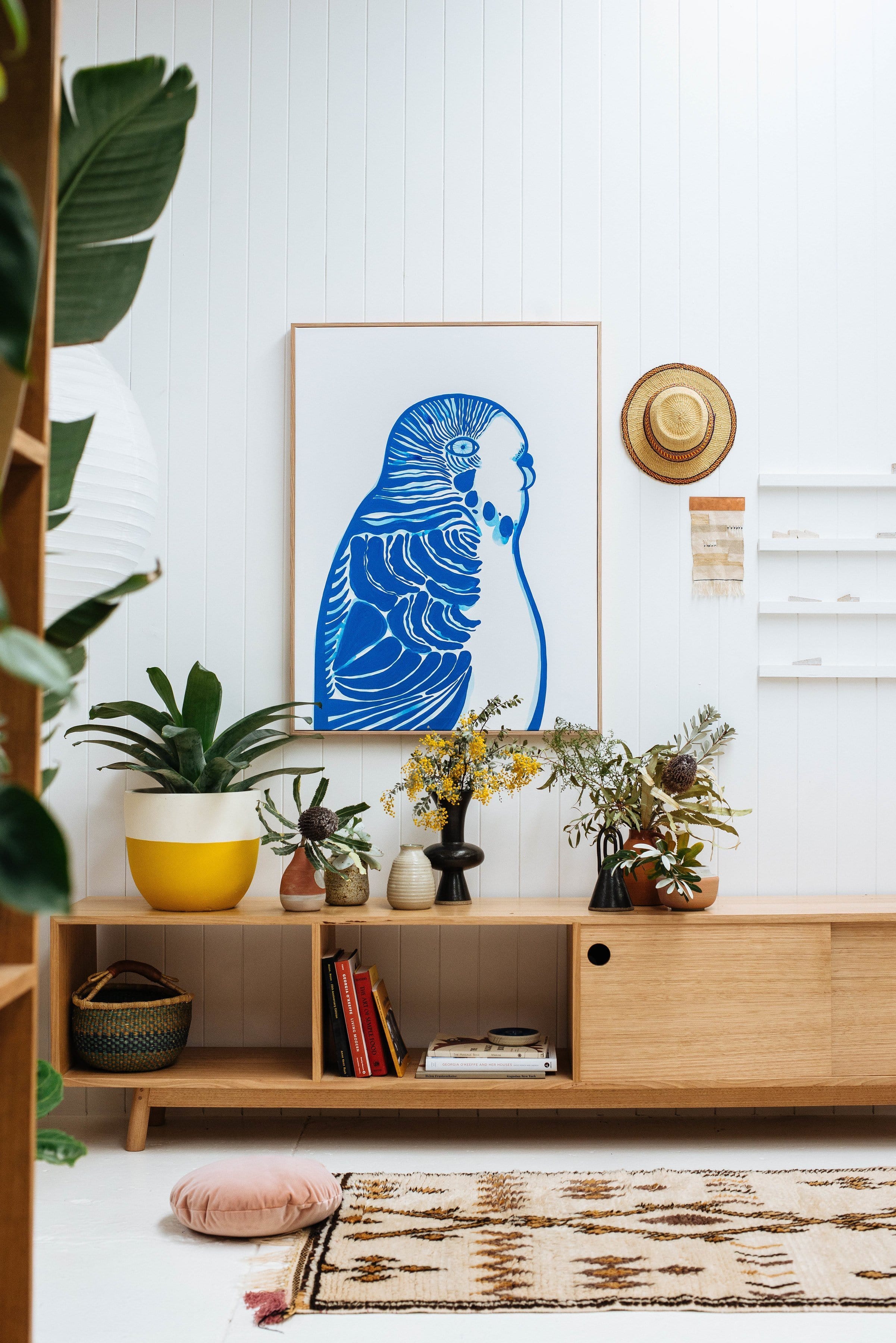 Budgerigar - Print-Prints-Madeleine Stamer-Greenhouse Interiors
