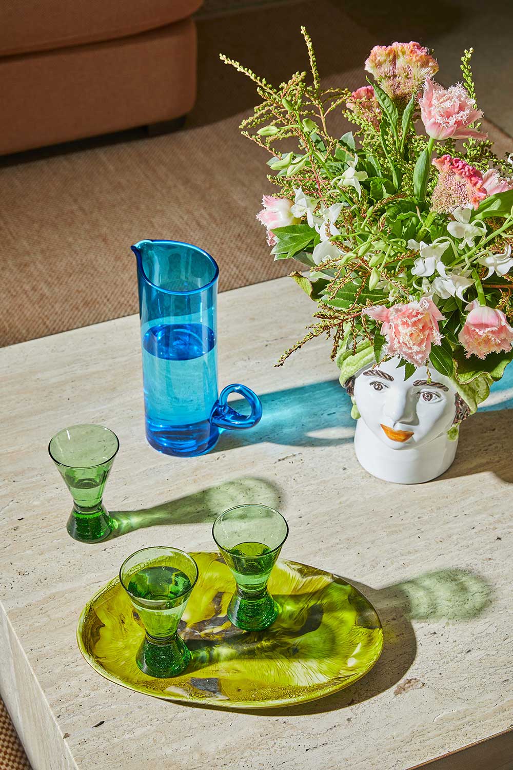 Moroccan Beldi Glassware - Set of 6