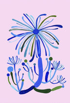 Bleu Electro - Print-Prints-Madeleine Stamer-Greenhouse Interiors