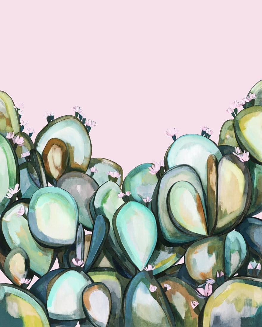 Elke'S Cactus - Print-Prints-Kate Jarman-Greenhouse Interiors