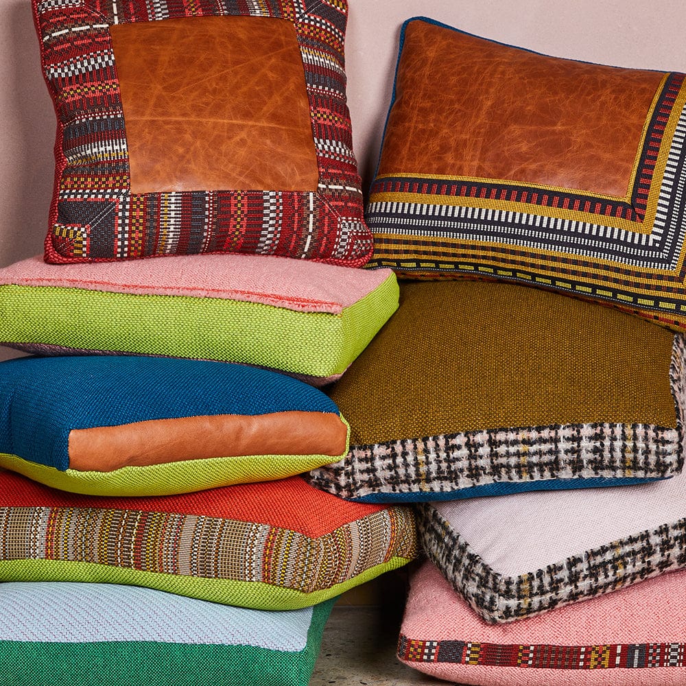 Hand Made Cushion - Striped Envelope
