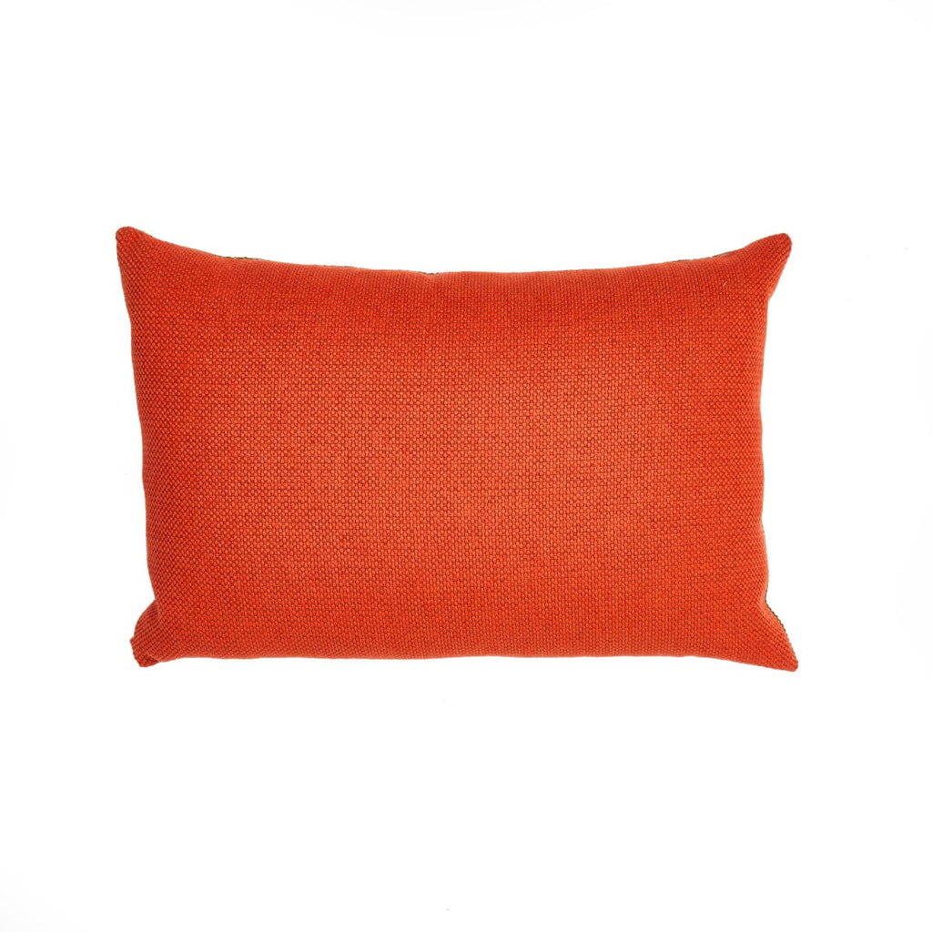 Hand Made Cushion - Striped & Orange