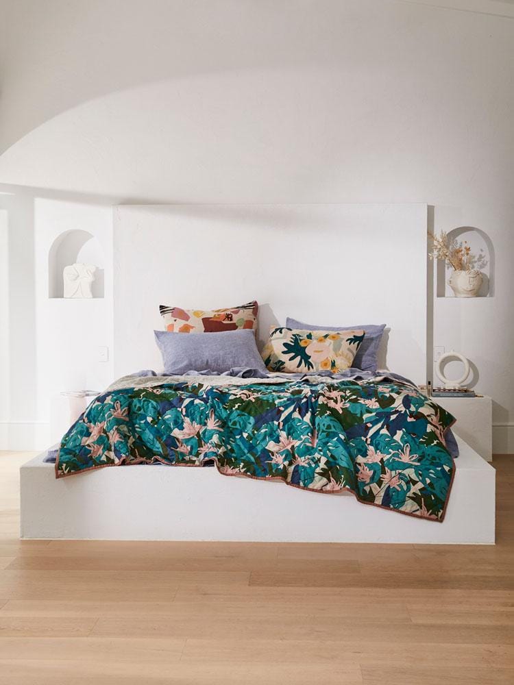 Linen Standard Pillowcase Set - Chambray-Bedding-Greenhouse-Greenhouse Interiors