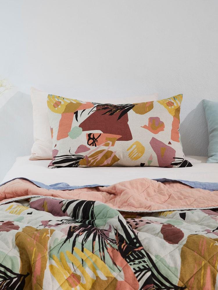 Linen Duvet Cover - Blush-Bedding-Greenhouse-Greenhouse Interiors