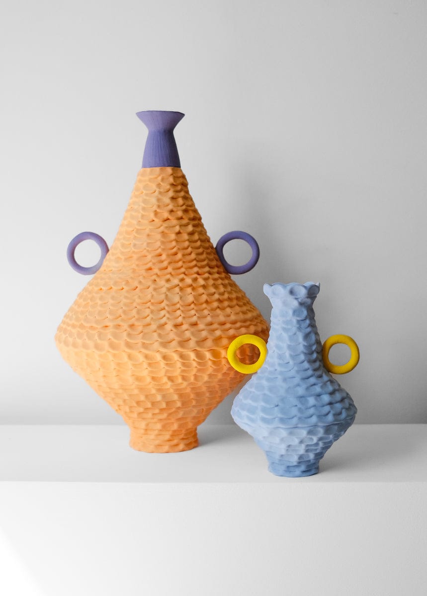 Statement Wicker Vase