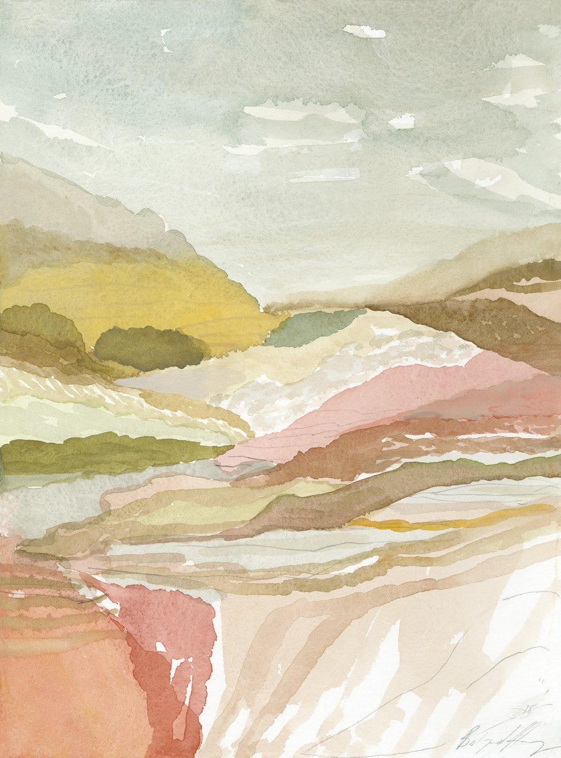 Winter Landscape - Print-Prints-belynda henry-Greenhouse Interiors