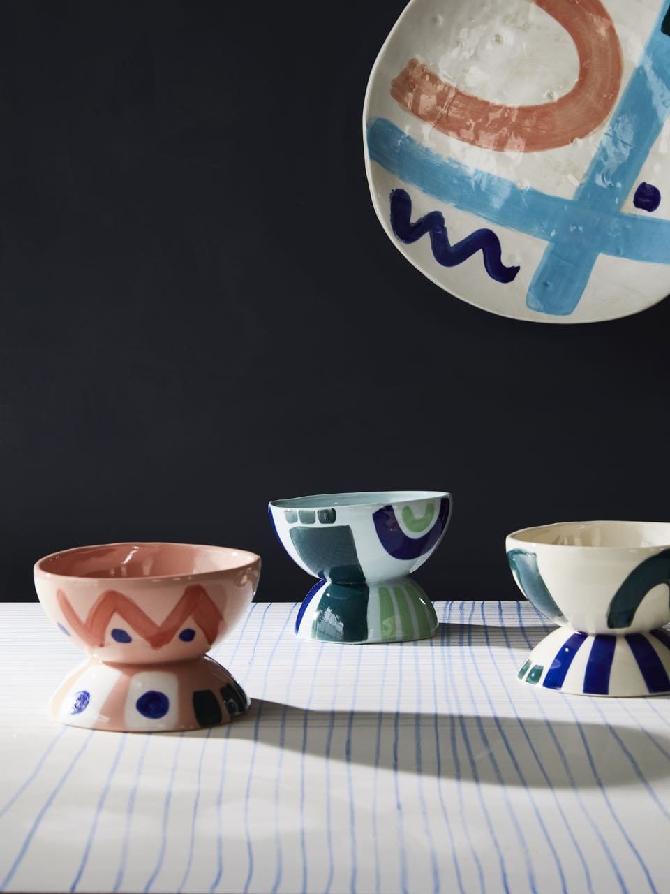 White Hourglass Bowl-Ceramics-Kaz Ceramics-Greenhouse Interiors