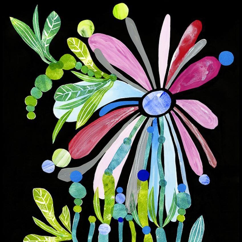 Bleeding Blue Heart - Print-Prints-Madeleine Stamer-Greenhouse Interiors