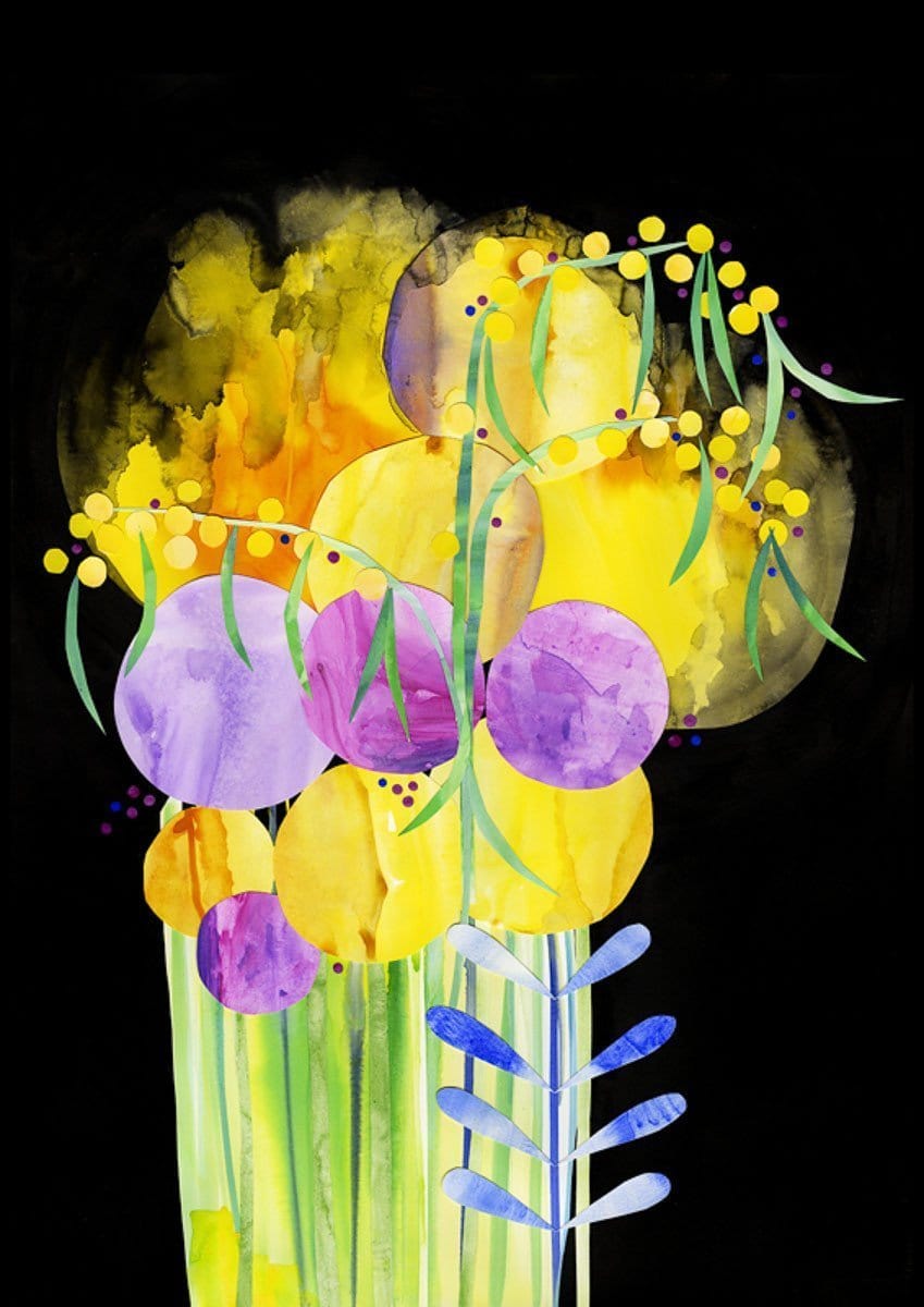 Yellow Cosmos - Print-Prints-Madeleine Stamer-Greenhouse Interiors