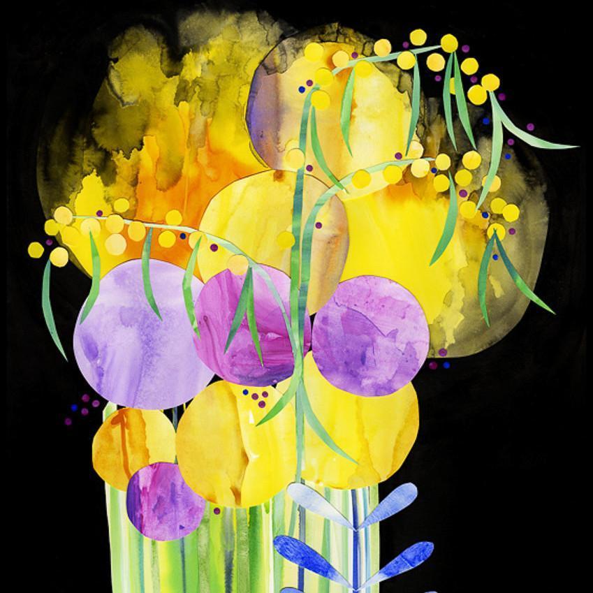 Yellow Cosmos - Print-Prints-Madeleine Stamer-Greenhouse Interiors