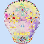 Calavera Blue - Print-Prints-Madeleine Stamer-Greenhouse Interiors