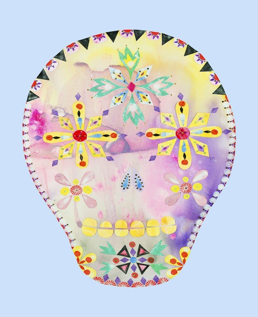 Calavera Blue - Print-Prints-Madeleine Stamer-Greenhouse Interiors