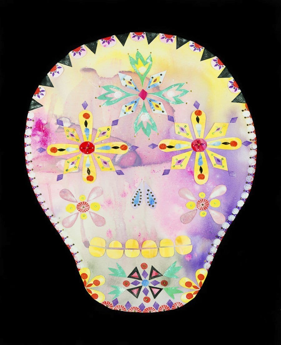 Calavera Black - Print-Prints-Madeleine Stamer-Greenhouse Interiors