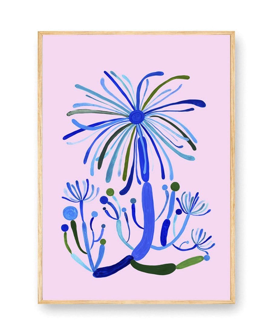 Bleu Electro - Print-Prints-Madeleine Stamer-Greenhouse Interiors