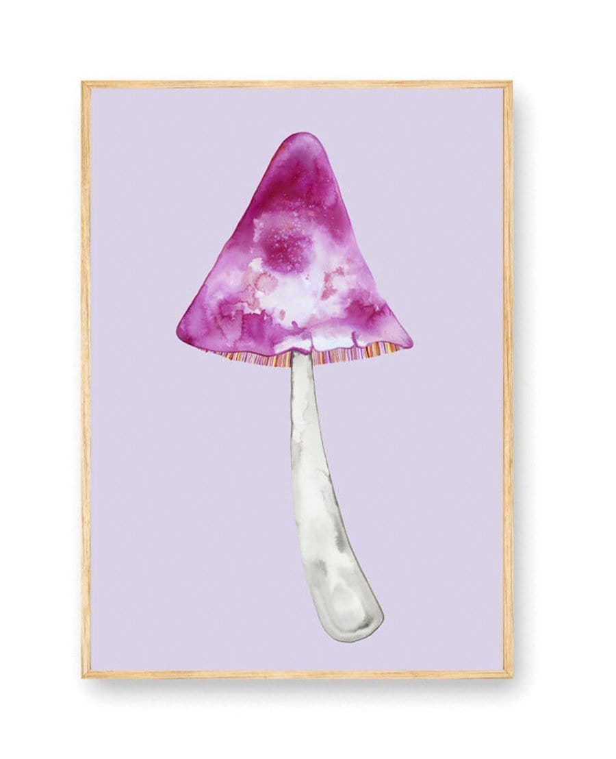 Single Mushroom - Print-Prints-Madeleine Stamer-Greenhouse Interiors