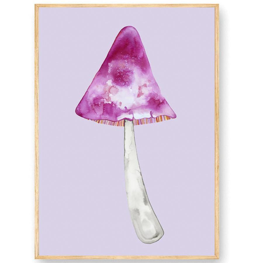 Single Mushroom - Print-Prints-Madeleine Stamer-Greenhouse Interiors