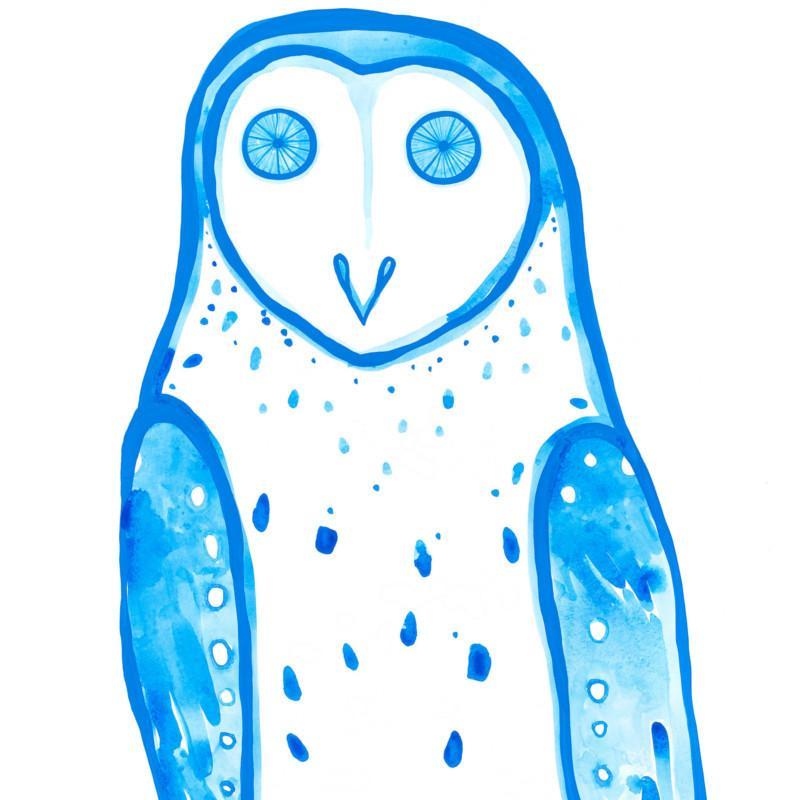 Masked Owl - Print-Prints-Madeleine Stamer-Greenhouse Interiors