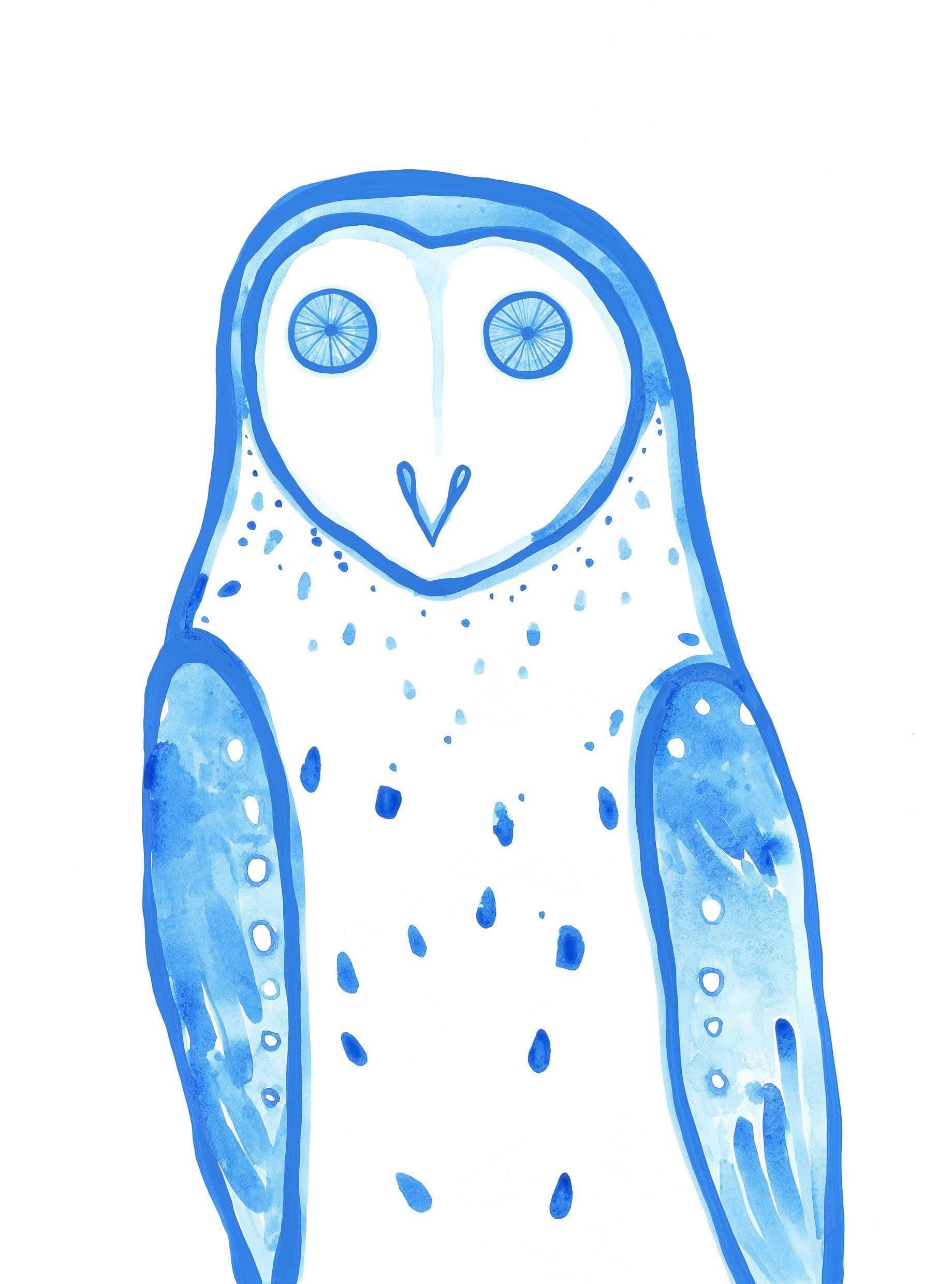 Masked Owl - Print-Prints-Madeleine Stamer-Greenhouse Interiors