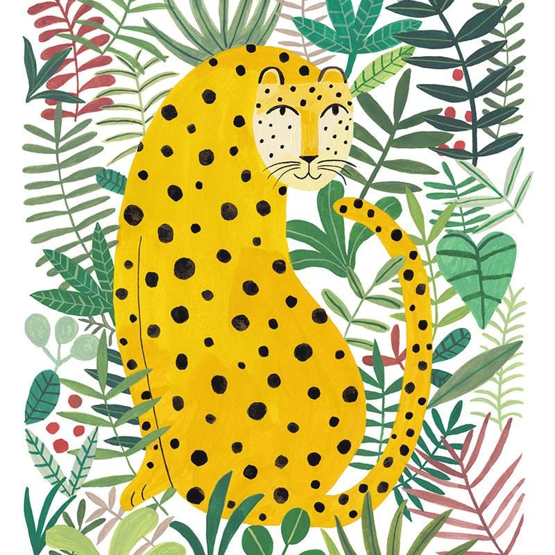 Leopard Jungle - Print-Prints-Miranda Sofroniou-Greenhouse Interiors