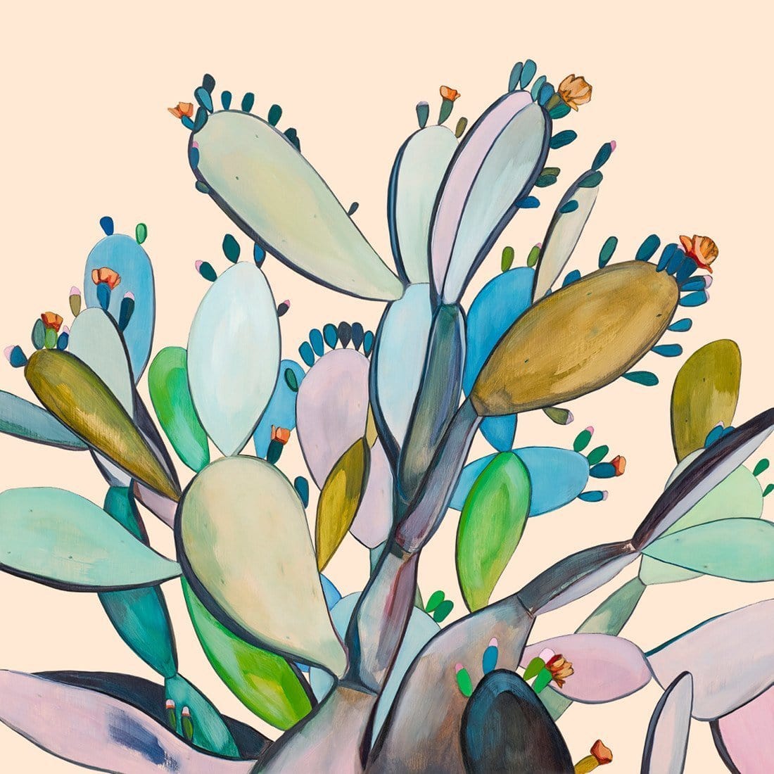 Maras Cactus - Print-Prints-Kate Jarman-Greenhouse Interiors