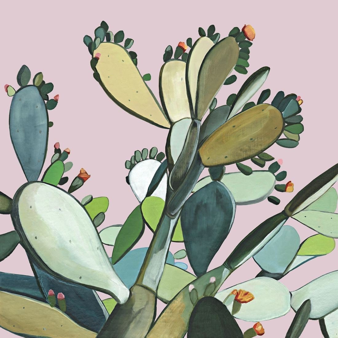 Maudes Cactus - Print-Prints-Kate Jarman-Greenhouse Interiors