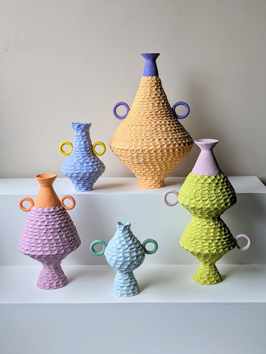 Statement Wicker Vase