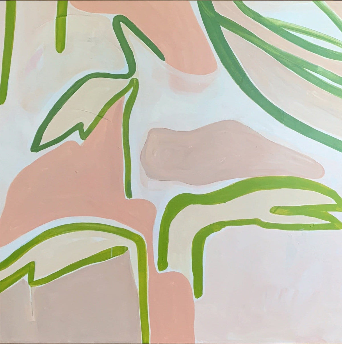 Palm Birds Pink Lake West - Print-Prints-Bibi Ana + Co-Greenhouse Interiors